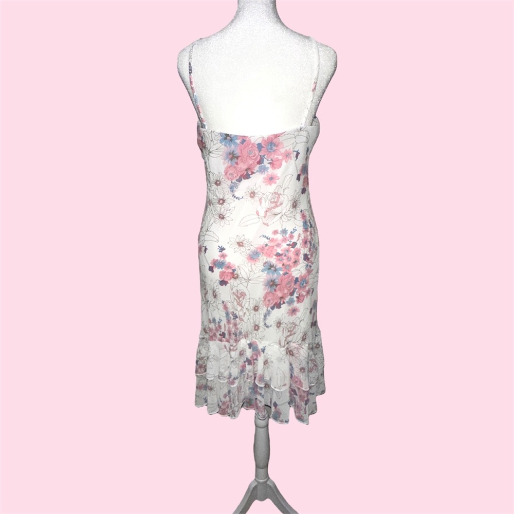 Y2K Floral Ruffle Dress - Picture 5 of 6